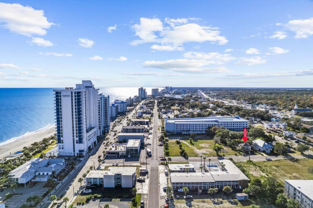 Dazzling Centrally Located Ocean View W 2 Kings, Huge Private Yard, 2 Decks, Firepit, Bbq Myrtle Beach Extérieur photo