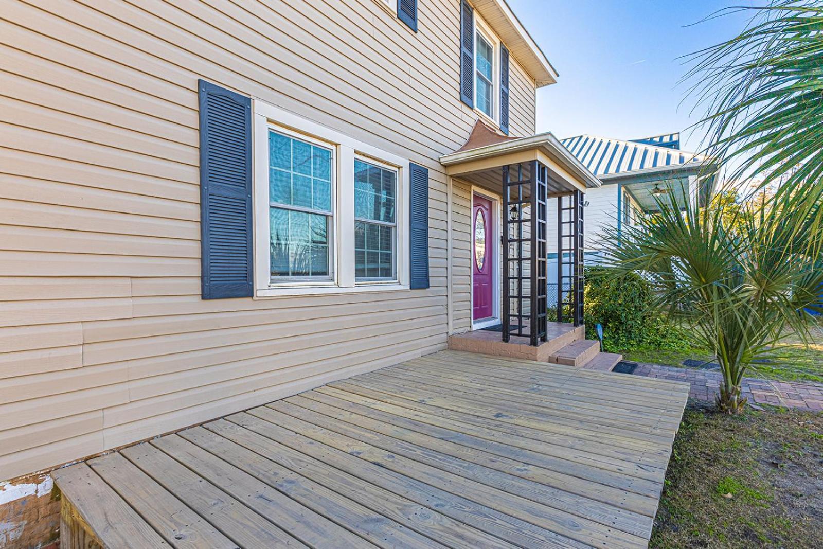 Dazzling Centrally Located Ocean View W 2 Kings, Huge Private Yard, 2 Decks, Firepit, Bbq Myrtle Beach Extérieur photo